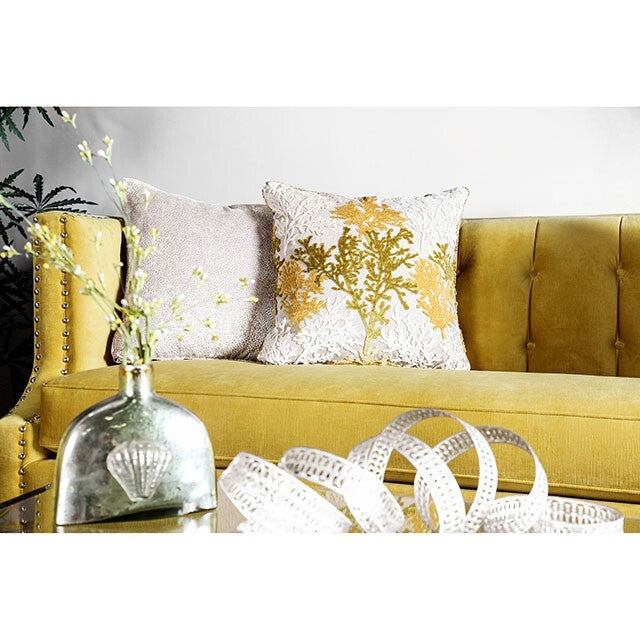  Furniture of America Tegan Stationary Fabric Loveseat SM2216-LV IMAGE 3