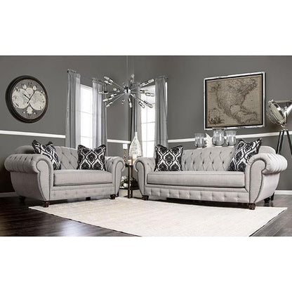  Furniture of America Viviana Stationary Fabric Loveseat SM2291-LV IMAGE 2