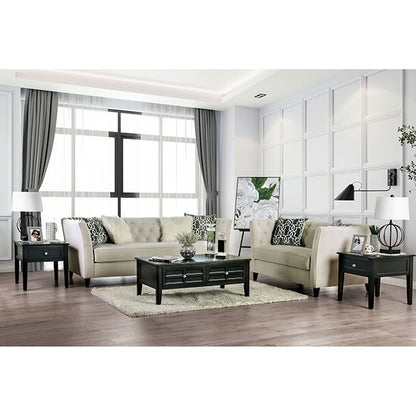  Furniture of America Monaghan Stationary Fabric Sofa SM2665-SF IMAGE 2