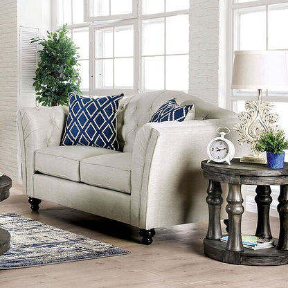  Furniture of America Porth Stationary Fabric Loveseat SM2667-LV IMAGE 1