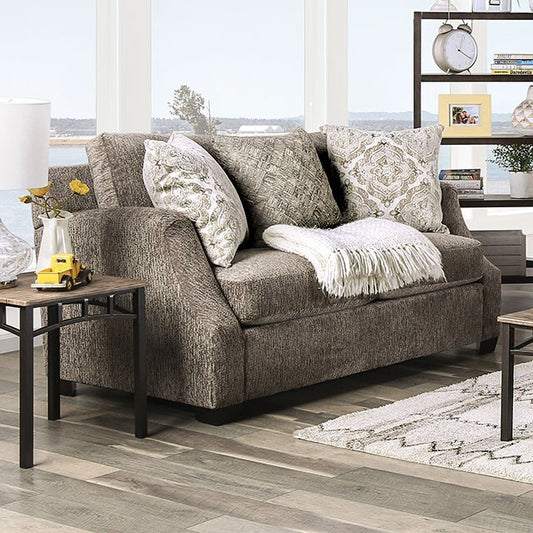  Furniture of America Laila Stationary Fabric Loveseat SM3082-LV IMAGE 1
