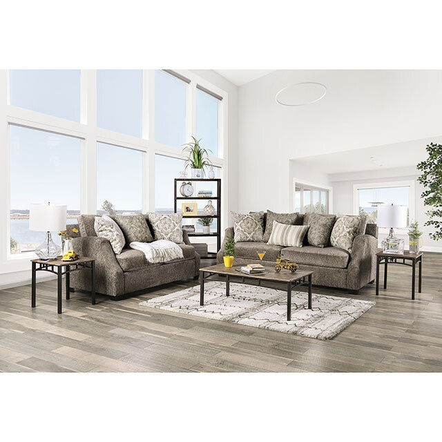  Furniture of America Laila Stationary Fabric Loveseat SM3082-LV IMAGE 2