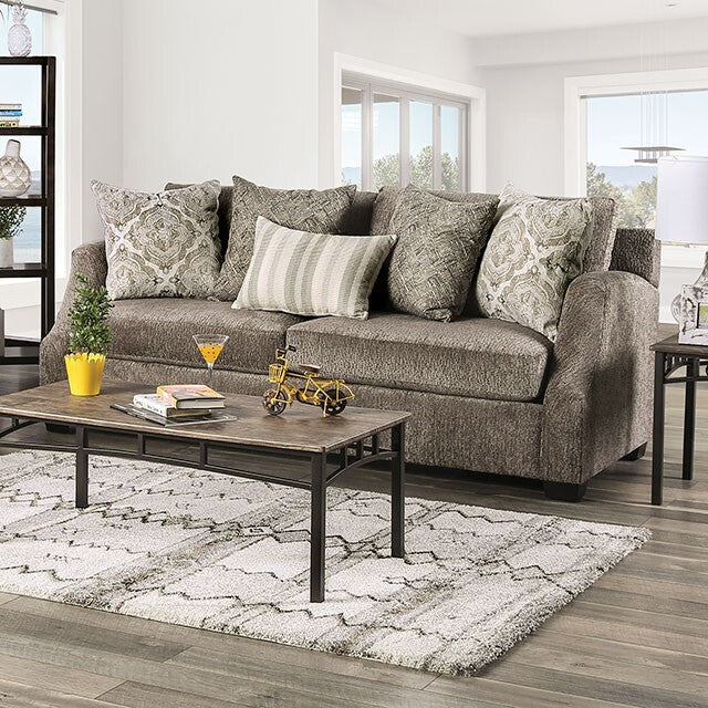  Furniture of America Laila Stationary Fabric Sofa SM3082-SF IMAGE 1