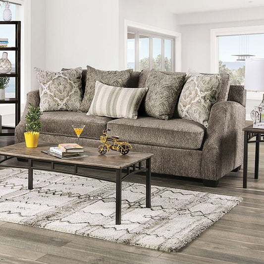  Furniture of America Laila Stationary Fabric Sofa SM3082-SF IMAGE 1