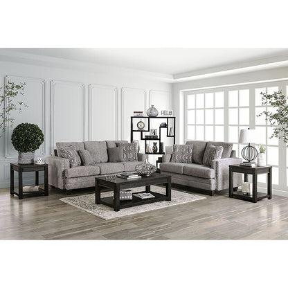  Furniture of America Emelie Stationary Fabric Loveseat SM4011-LV IMAGE 2