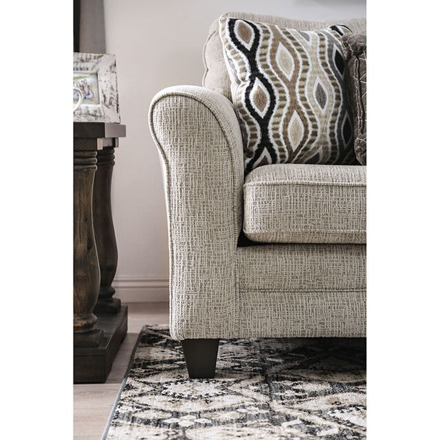  Furniture of America Aleah Stationary Fabric Loveseat SM4110-LV IMAGE 3