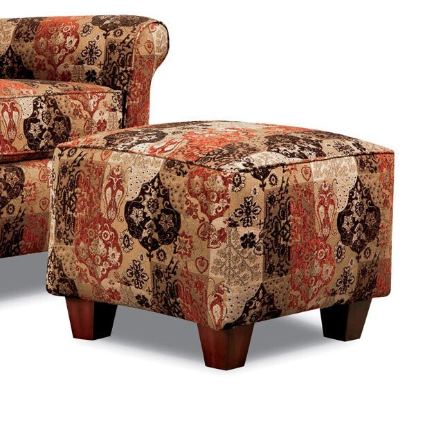  Furniture of America Geraldine Fabric Ottoman SM5153-OT IMAGE 1
