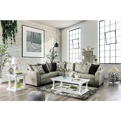  Furniture of America Barnett Fabric Sectional SM5204GY-N-SECT IMAGE 2