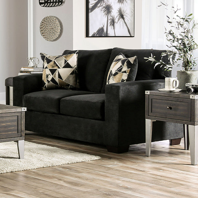 Furniture of America Heathway Stationary Fabric Loveseat SM5408-LV IMAGE 1