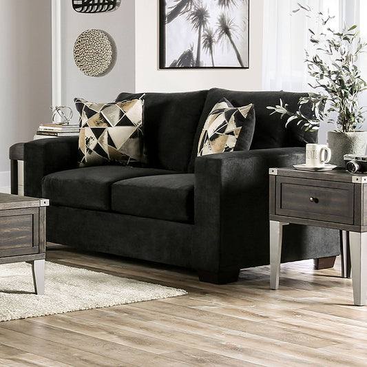  Furniture of America Heathway Stationary Fabric Loveseat SM5408-LV IMAGE 1