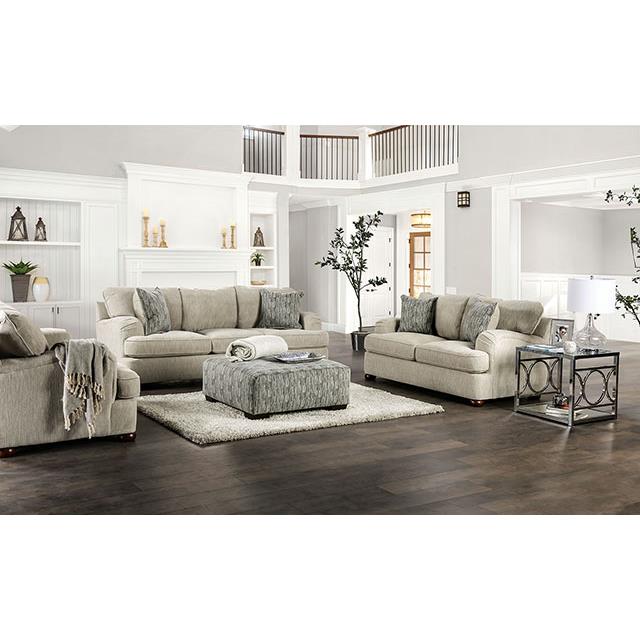  Furniture of America Salisbury SM5409-OT Ottoman IMAGE 2