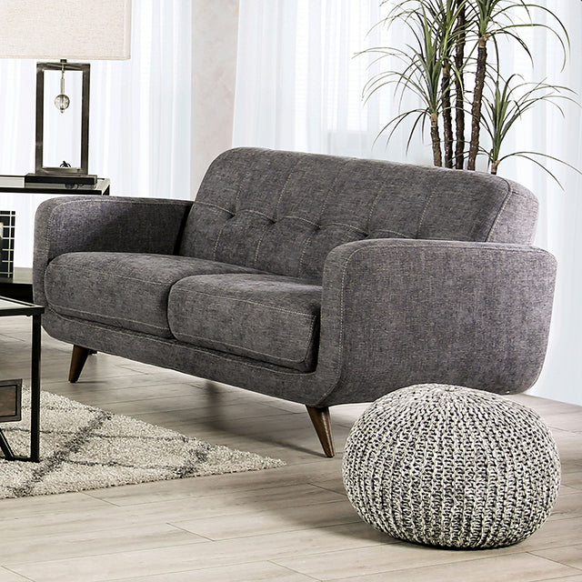  Furniture of America Siegen Stationary Fabric Loveseat SM6044-LV IMAGE 1