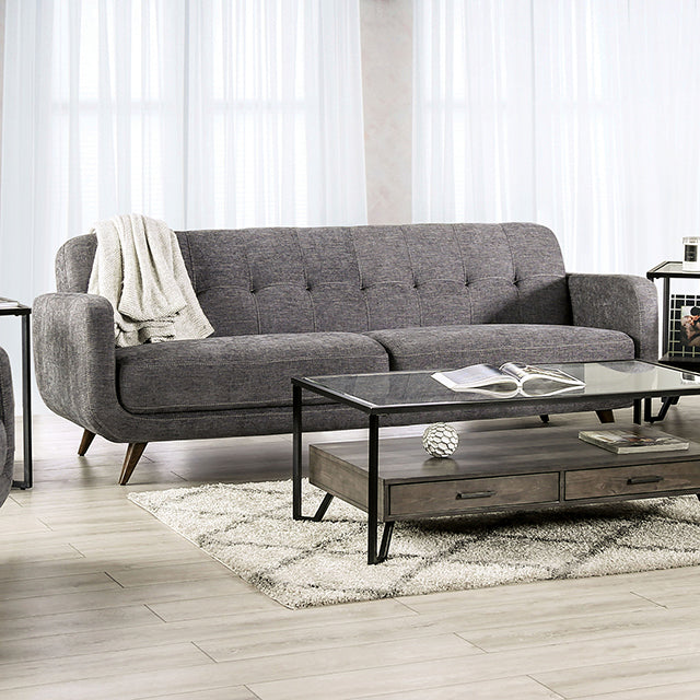  Furniture of America Siegen Stationary Fabric Sofa SM6044-SF IMAGE 1