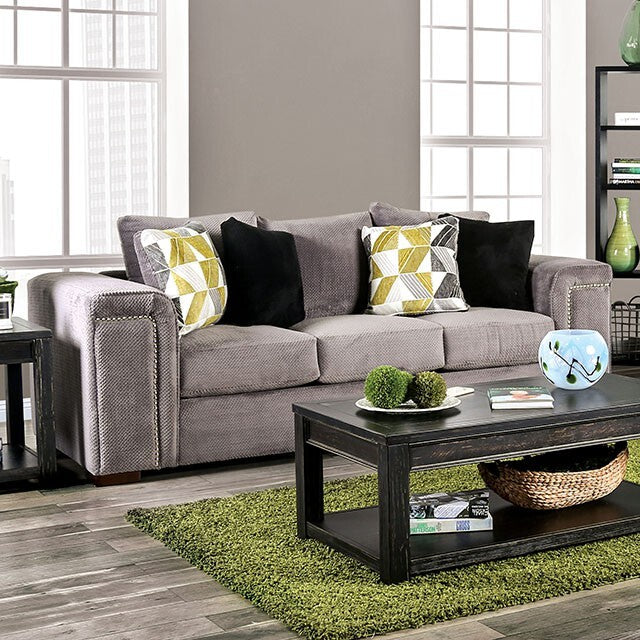  Furniture of America Bradford Stationary Fabric Sofa SM6154-SF IMAGE 1