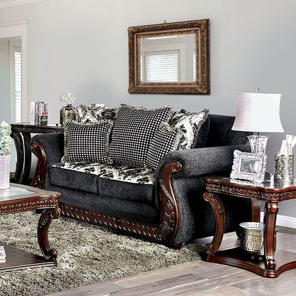  Furniture of America Whitland Stationary Fabric Loveseat SM6218-LV IMAGE 1
