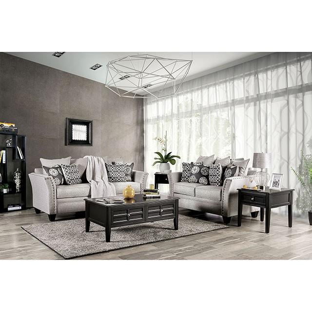  Furniture of America Talgarth Stationary Fabric Loveseat SM6221-LV IMAGE 2