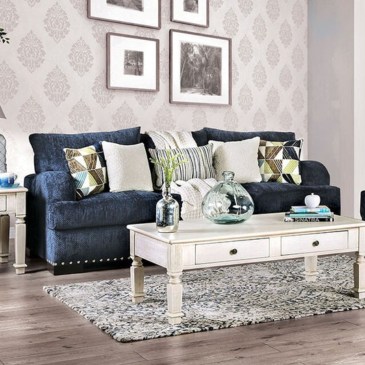  Furniture of America Zayla Stationary Fabric Sofa SM6222-SF IMAGE 1