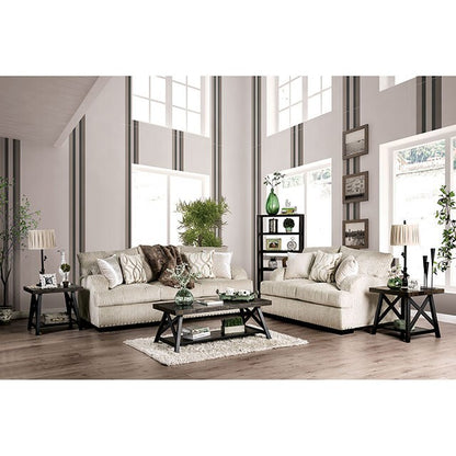  Furniture of America Zayla Stationary Fabric Sofa SM6223-SF IMAGE 2