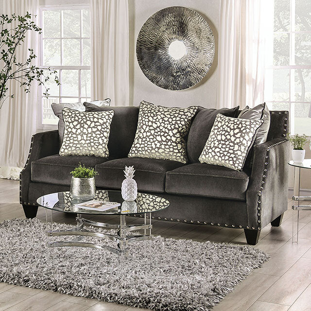  Furniture of America Hendon Stationary Fabric Sofa SM6227-SF IMAGE 1