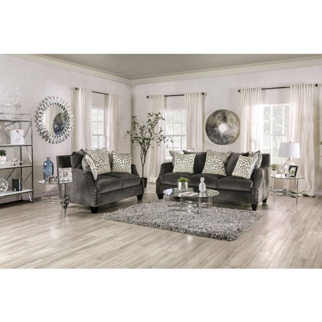  Furniture of America Hendon Stationary Fabric Sofa SM6227-SF IMAGE 2