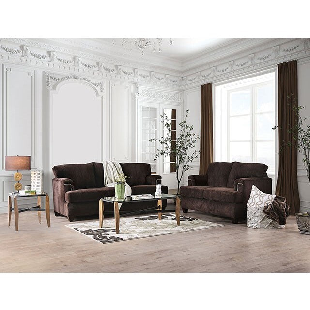  Furniture of America Brynlee Stationary Fabric Loveseat SM6410-LV IMAGE 2
