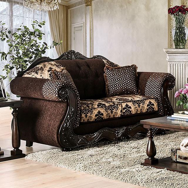 Furniture of America Ronja SM6431-LV Love Seat IMAGE 1