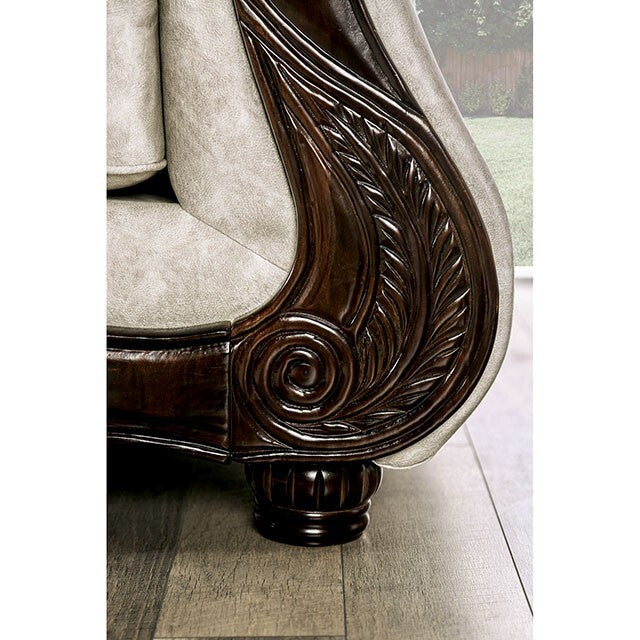  Furniture of America Clarice Stationary Fabric Loveseat SM6434-LV IMAGE 10