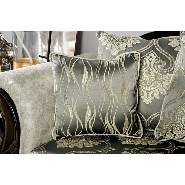  Furniture of America Clarice Stationary Fabric Loveseat SM6434-LV IMAGE 5