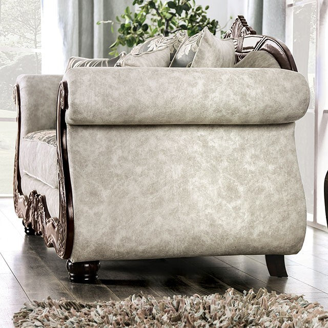  Furniture of America Clarice Stationary Fabric Loveseat SM6434-LV IMAGE 9