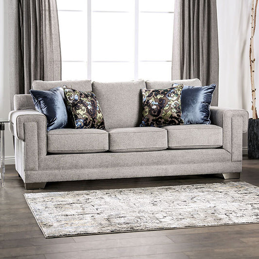  Furniture of America Atherstone Stationary Fabric Sofa SM6436-SF IMAGE 1