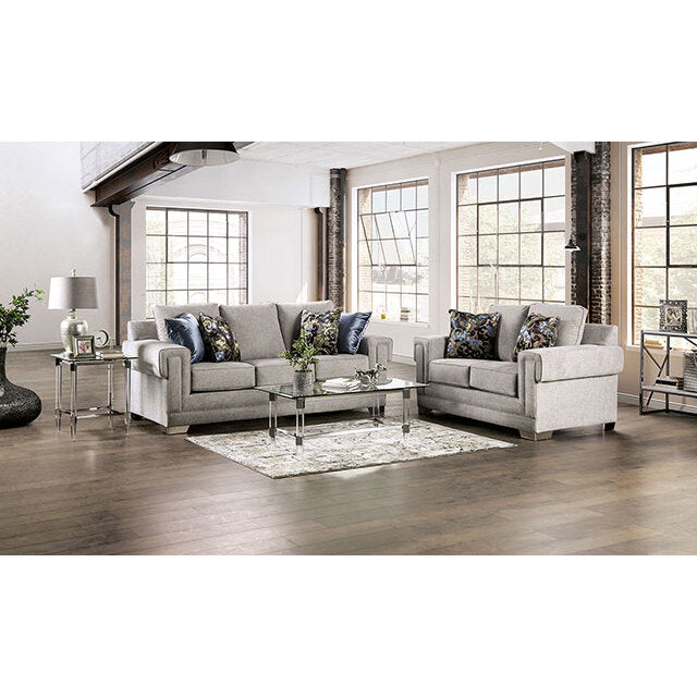  Furniture of America Atherstone Stationary Fabric Sofa SM6436-SF IMAGE 2