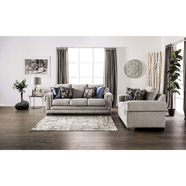  Furniture of America Atherstone Stationary Fabric Sofa SM6436-SF IMAGE 3