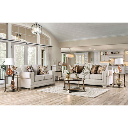  Furniture of America Emely Stationary Fabric Sofa SM6437-SF IMAGE 2
