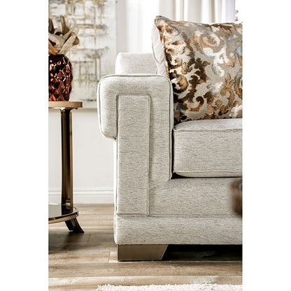  Furniture of America Emely Stationary Fabric Sofa SM6437-SF IMAGE 5