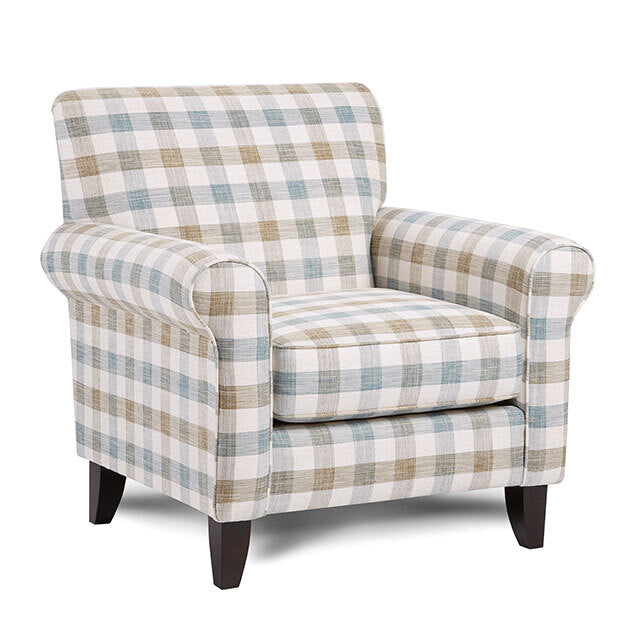  Furniture of America Cadigan Stationary Fabric Chair SM8191-CH-SQ IMAGE 1