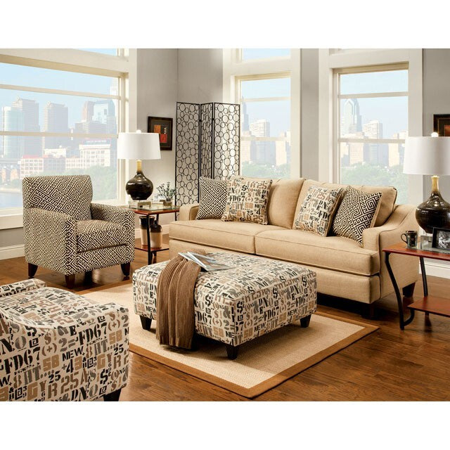  Furniture of America Gillespie Stationary Fabric Chair SM8420-CH-KM IMAGE 1