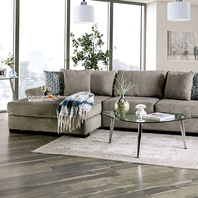  Furniture of America Sigge Fabric Sectional SM9110-SECT IMAGE 1