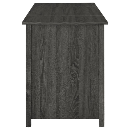  Coaster Furniture Dylan 801576 60-inch 4-Drawer Lift Top Office Desk - Weathered Grey IMAGE 4