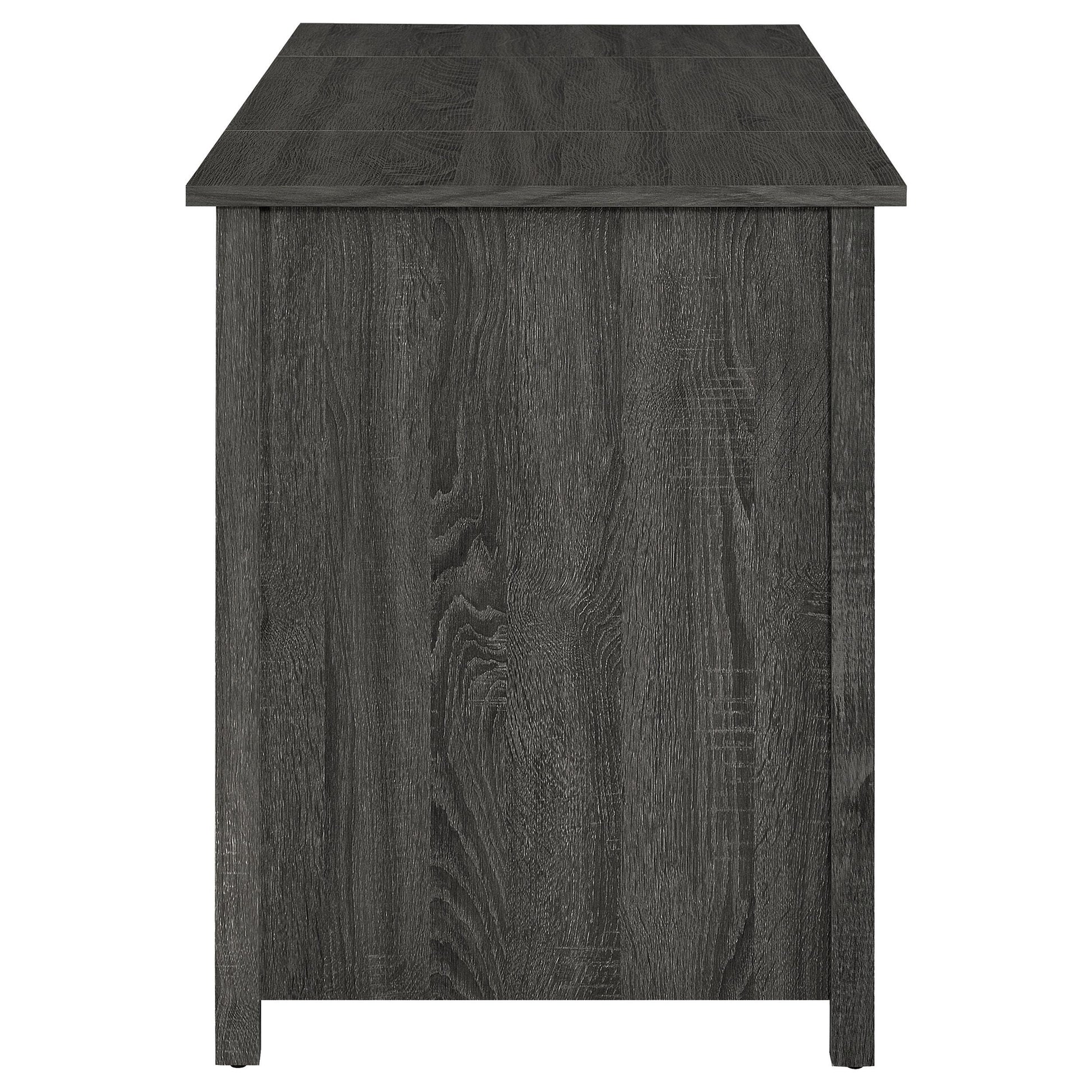  Coaster Furniture Dylan 801576 60-inch 4-Drawer Lift Top Office Desk - Weathered Grey IMAGE 8