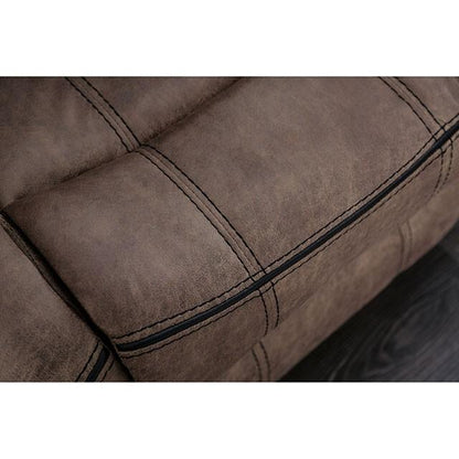  Furniture of America Celia Leather Look Recliner CM6583-CH IMAGE 5