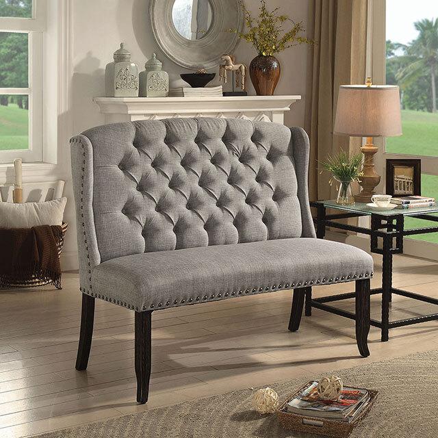  Furniture of America Home Decor Benches CM3324BK-LG-BN IMAGE 1