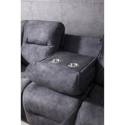 Generation Trade Belmont 684040 Sofa - Dark Grey Fabric IMAGE 2