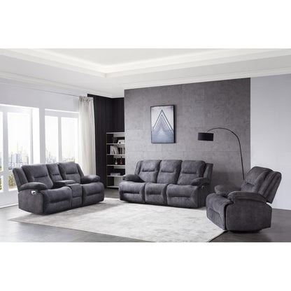 Generation Trade Belmont 684040 Sofa - Dark Grey Fabric IMAGE 3