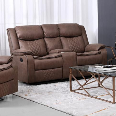 Generation Trade Silverado 660321 Love Seat - Brown IMAGE 1