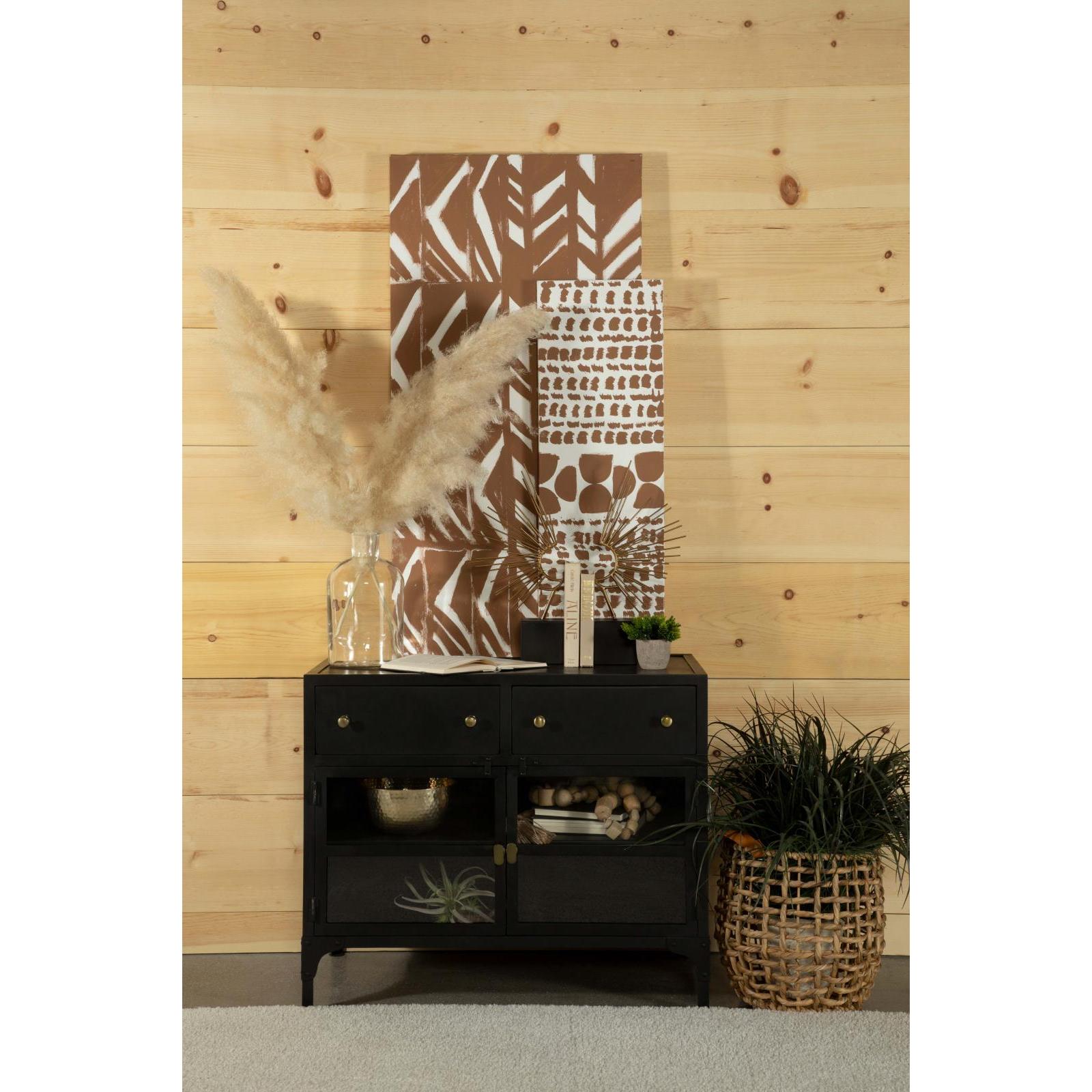 Coaster Furniture Sadler 951761 2-Drawer Metal Accent Storage Cabinet - Matte Black IMAGE 13