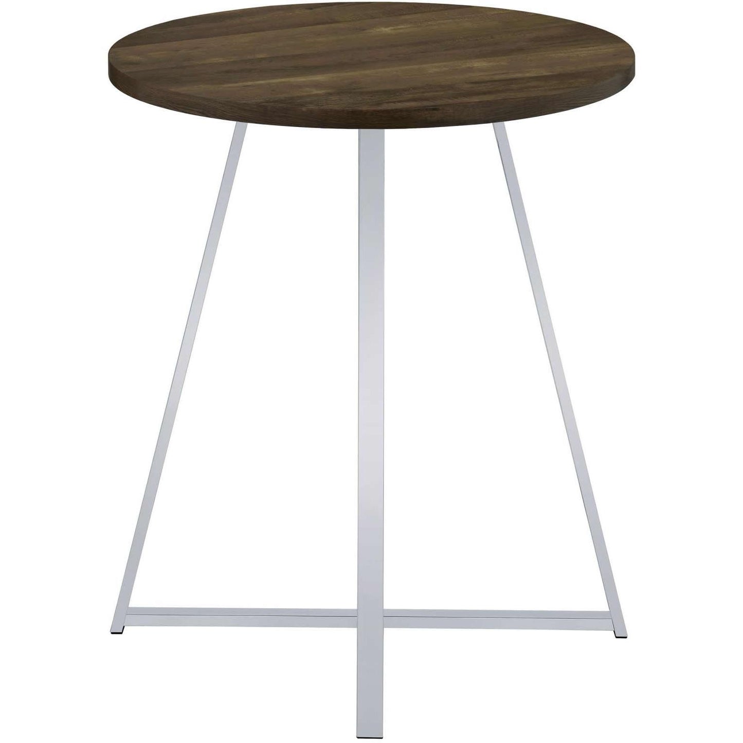 Coaster Furniture Burkhart 183516 Round 35-inch Pub Height Bistro Bar Table - Brown Oak IMAGE 3