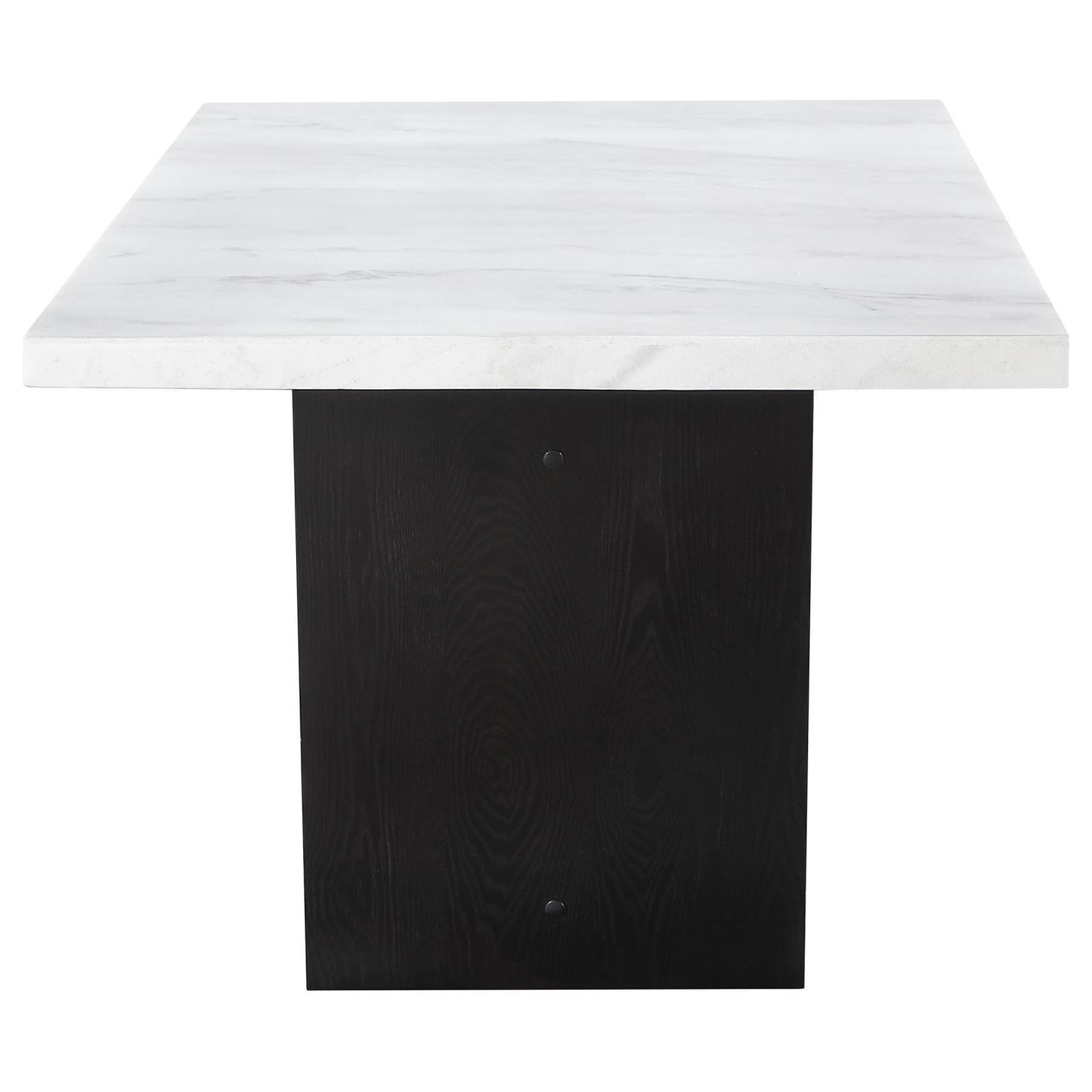 Coaster Furniture Osborne 115511 72-inch Marble Top Dining Table - Rustic Espresso IMAGE 3