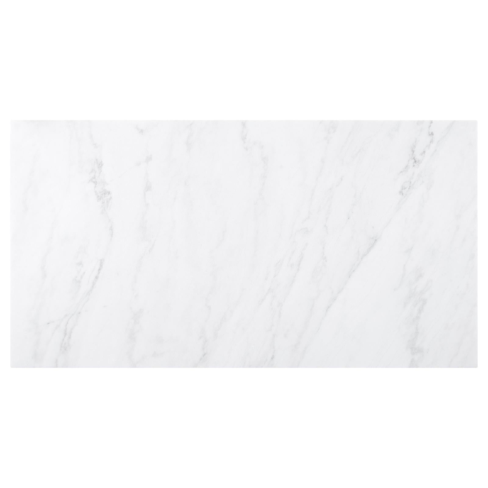 Coaster Furniture Osborne 115511 72-inch Marble Top Dining Table - Rustic Espresso IMAGE 4