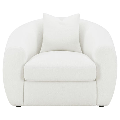 Coaster Furniture Isabella 509873 Faux Sheepskin Upholstered Accent Chair - Natural IMAGE 2