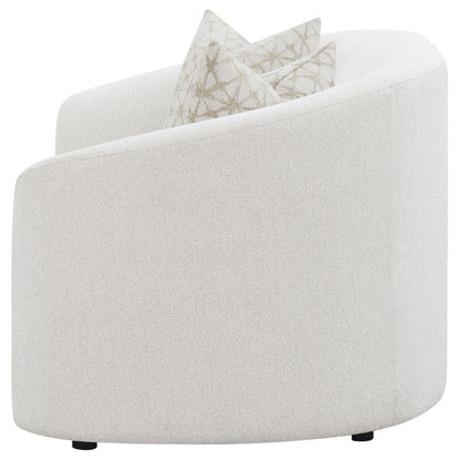 Coaster Furniture Rainn 509172 Boucle Upholstered Sloped Arm Loveseat - Latte IMAGE 4
